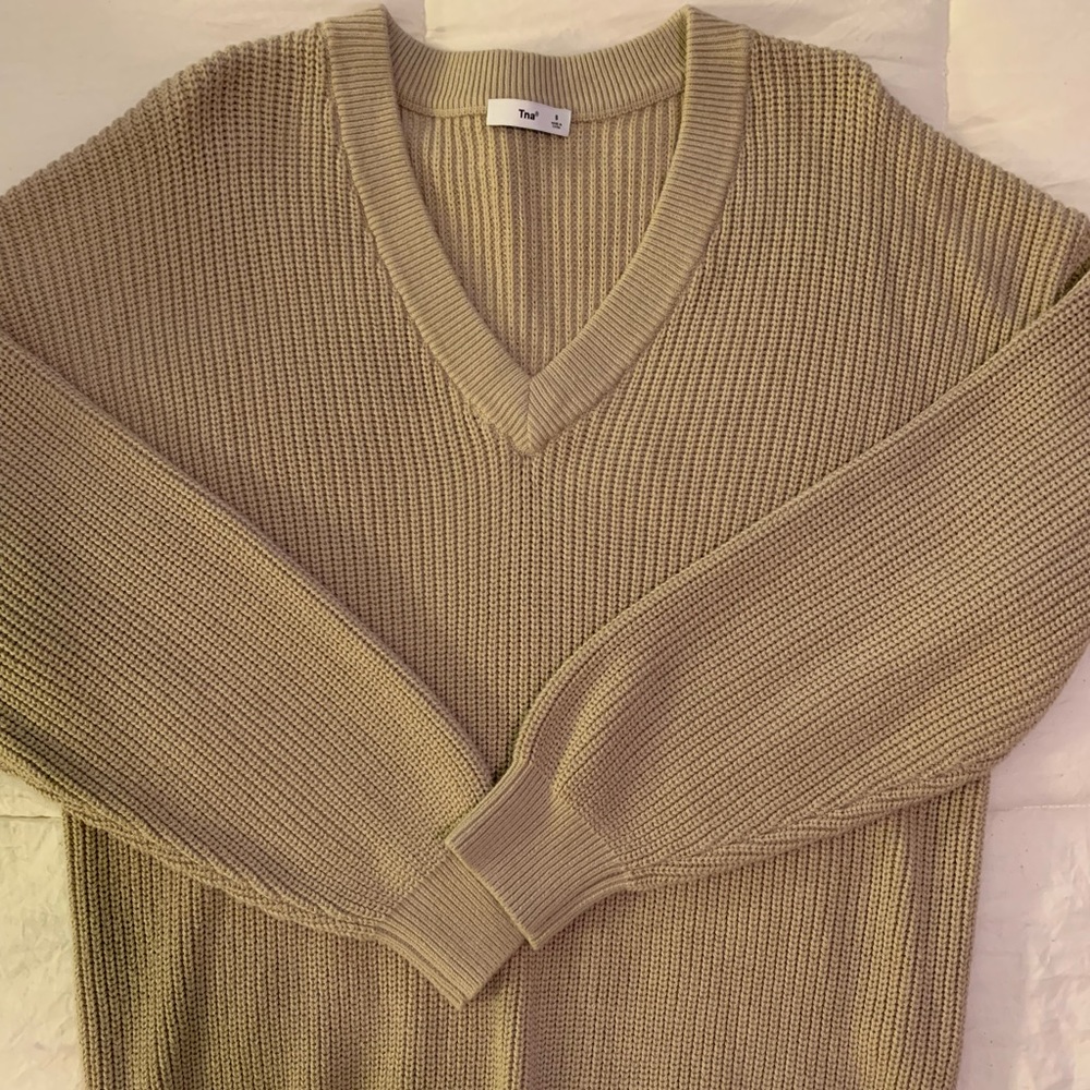 Knit V-Neck Sweater